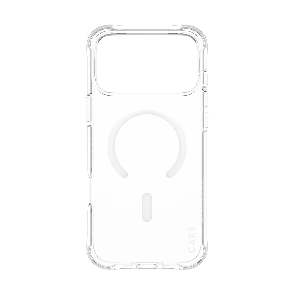 MagSafe-deksel for Apple iPhone 17 Pro Max, PanzerGlass, Motebevisst, Transparent Hvit