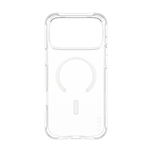MagSafe-deksel for Apple iPhone 17 Pro Max, PanzerGlass, Motebevisst, Transparent Hvit