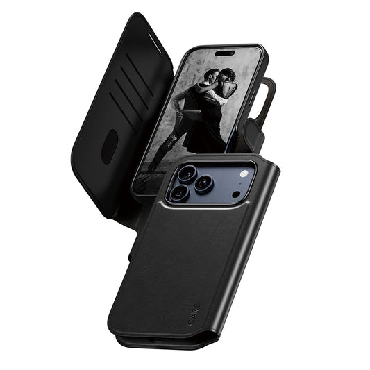 MagSafe-deksel for Apple iPhone 17 Pro Max, PanzerGlass, Care Feature Tango Two-in-One, Svart