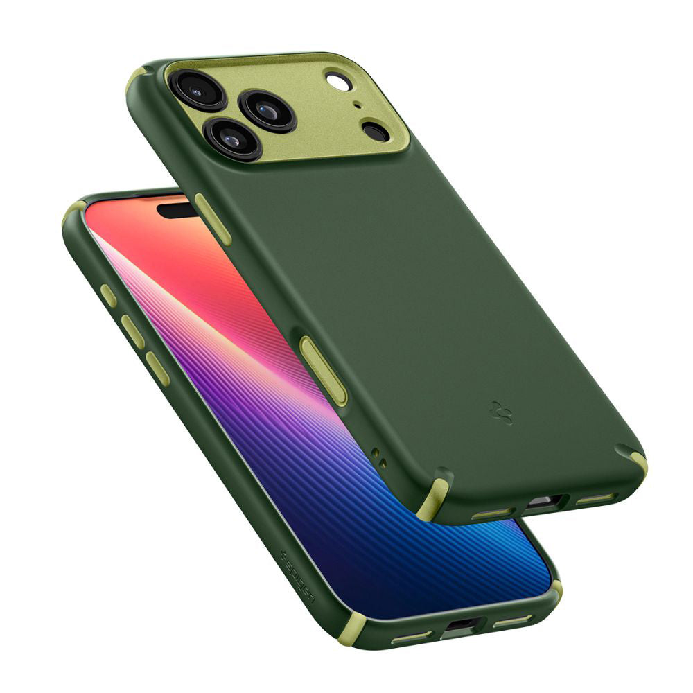 MagSafe-deksel for Apple iPhone 17 Pro Max, Spigen, Caseology Nano Pop Hybrid, Grønn ACS11148