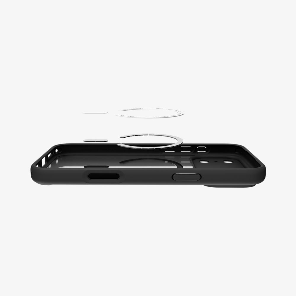 MagSafe-deksel for Apple iPhone 17 Pro Max, Spigen, Ultra Hybrid, Sort Oransje Satin ACS10482