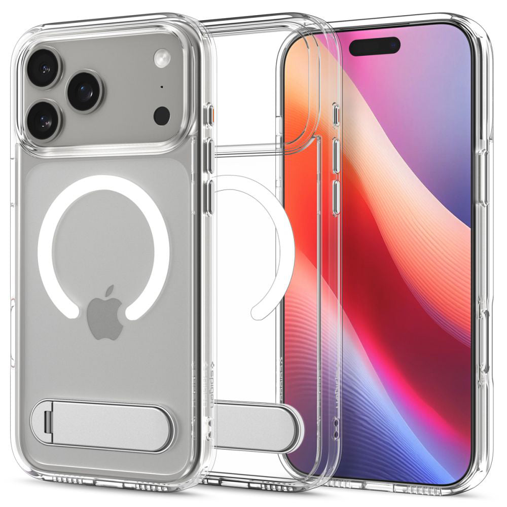 MagSafe-deksel for Apple iPhone 17 Pro Max, Spigen, Ultra Hybrid S, Gjennomsiktig