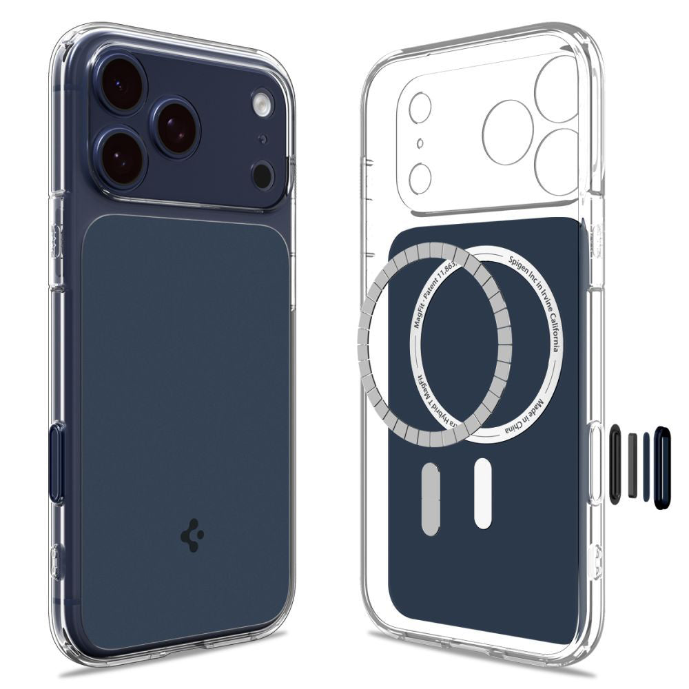 MagSafe-deksel for Apple iPhone 17 Pro Max, Spigen, Ultra Hybrid T, Matt Blå ACS10473