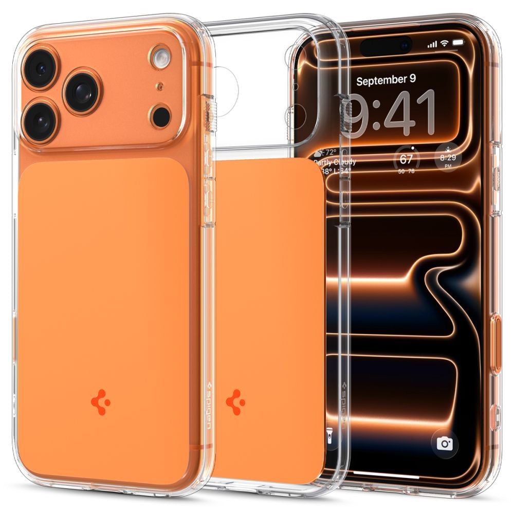 MagSafe-deksel for Apple iPhone 17 Pro Max, Spigen, Ultra Hybrid T, Oransje ACS10474