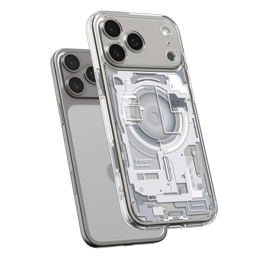 MagSafe-deksel for Apple iPhone 17 Pro Max, Spigen, Ultra Hybrid Zero One, Hvit ACS10287