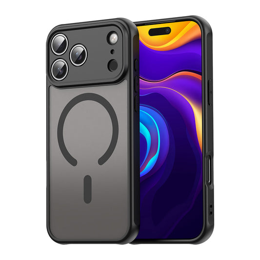 MagSafe-deksel for Apple iPhone 17 Pro Max, Techsuit, HaloFrost II, Svart