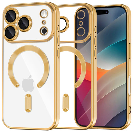 MagSafe-deksel for Apple iPhone 17 Pro Max, Techsuit, Luxury Crystal, Gull