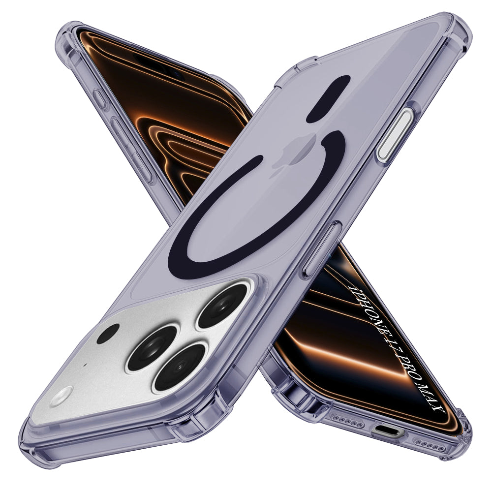 MagSafe-deksel for Apple iPhone 17 Pro Max, Techsuit, Støtsikker, Røykfarget
