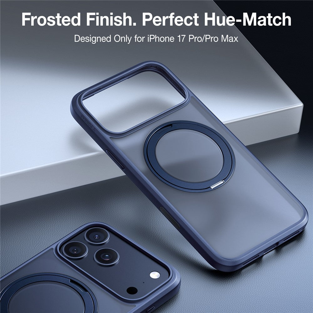 MagSafe-deksel for Apple iPhone 17 Pro Max, Torras, Ostand Pro, Marineblå
