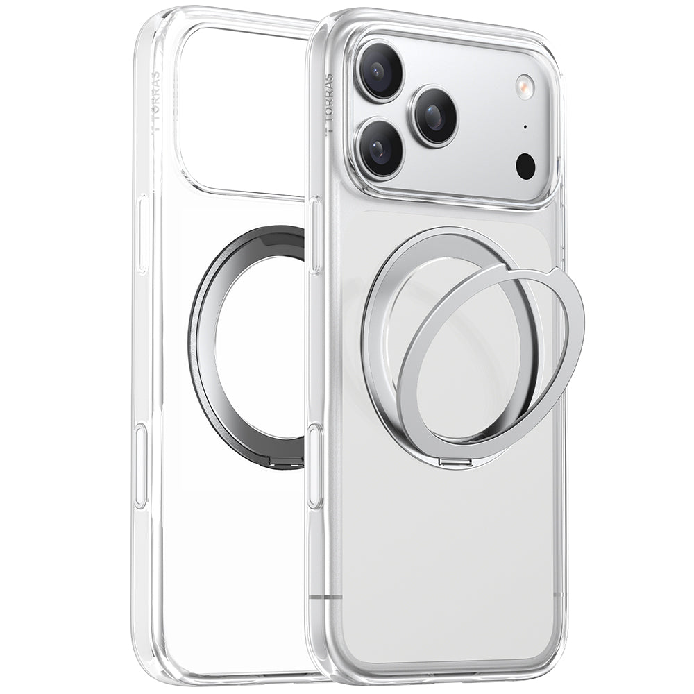 MagSafe-deksel for Apple iPhone 17 Pro Max, Torras, Ostand Pro, Gjennomsiktig