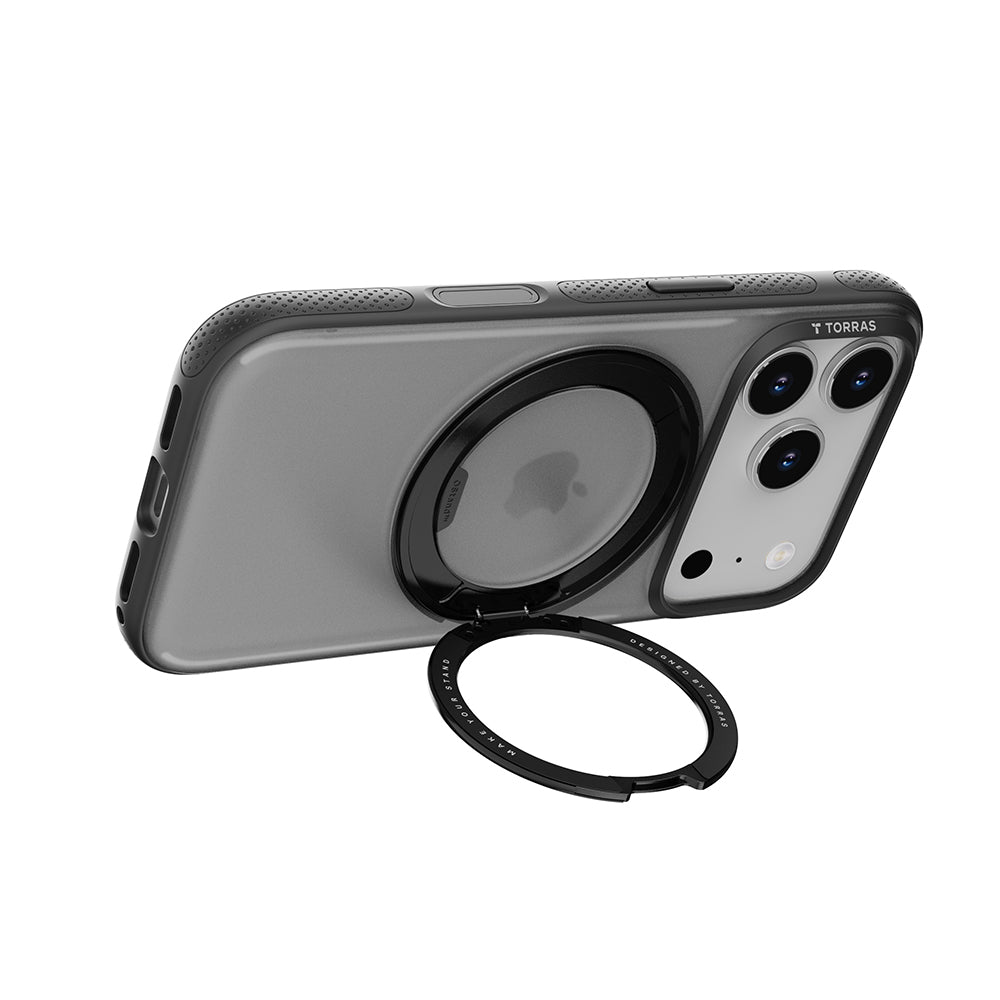 MagSafe-deksel for Apple iPhone 17 Pro Max, Torras, Ostand R Fitness, Svart