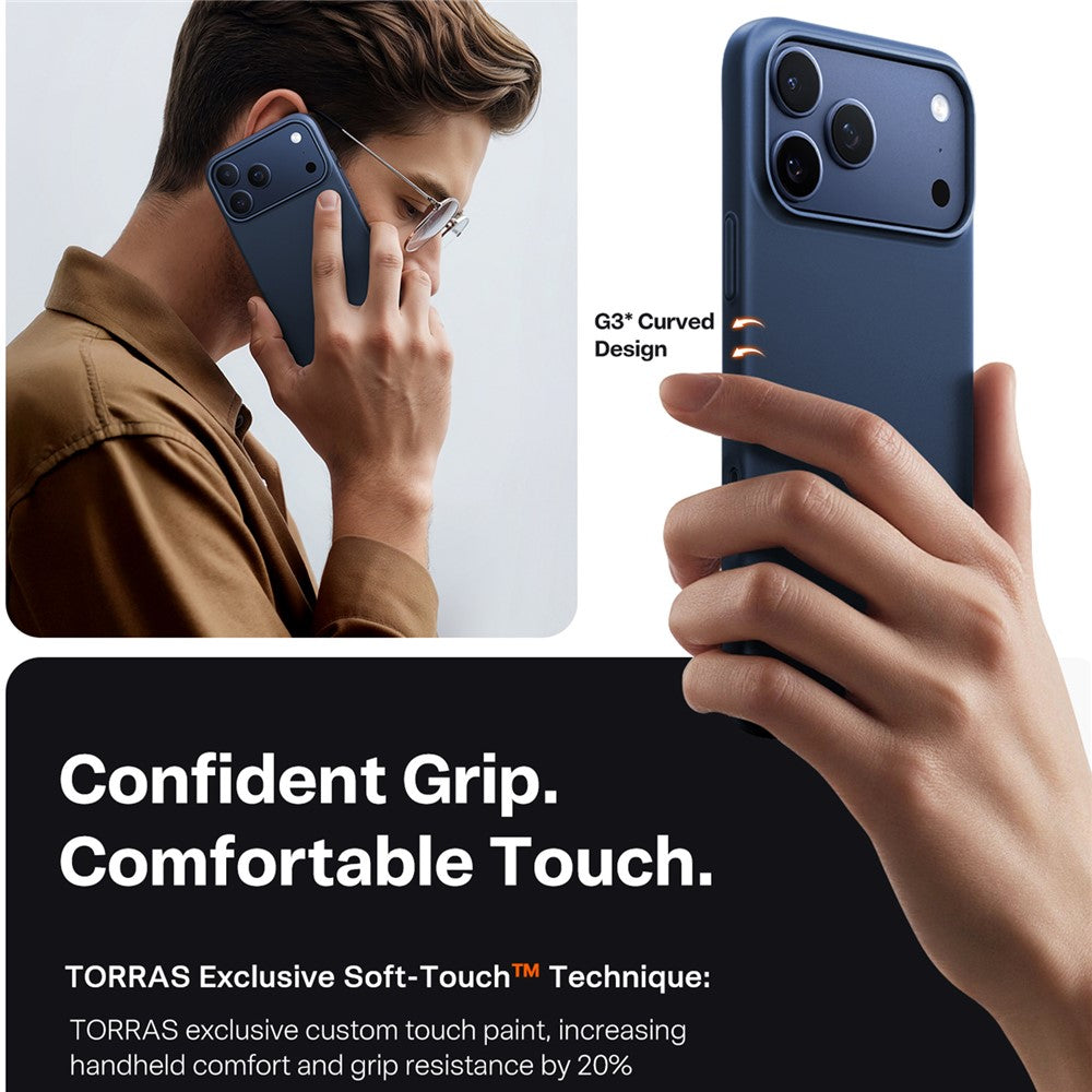 MagSafe-deksel for Apple iPhone 17 Pro Max, Torras, SlimFit, Marineblå