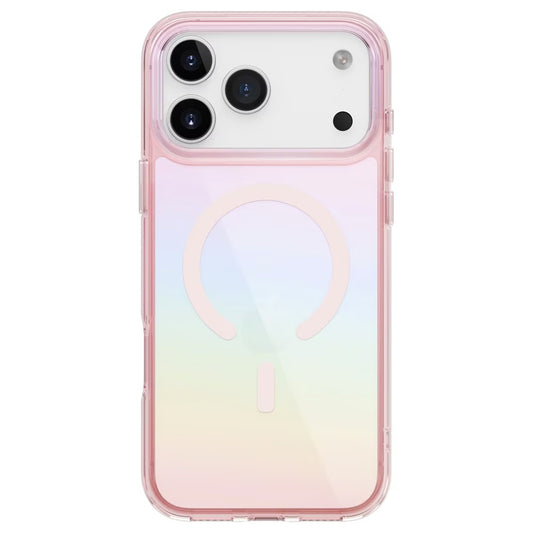 MagSafe-deksel for Apple iPhone 17 Pro Max, UNIQ, Iridescia MagClick, Pastellblå
