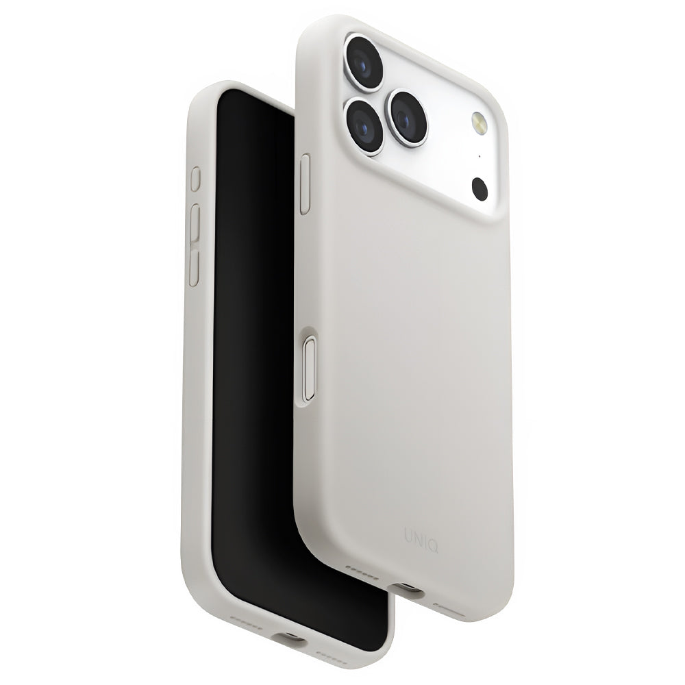 MagSafe-deksel for Apple iPhone 17 Pro Max, UNIQ, Lino MagClick, Grå
