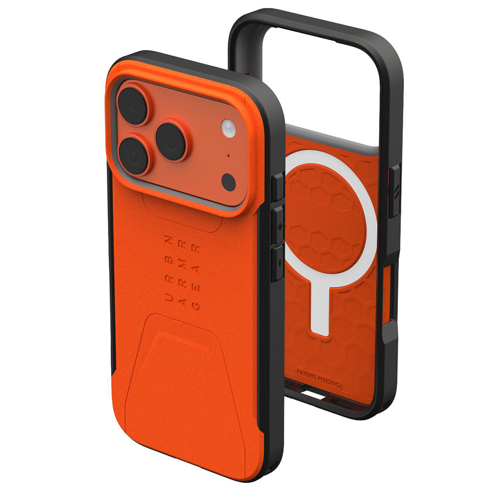 MagSafe-deksel for Apple iPhone 17 Pro Max, Urban Armor Gear, Civilian LT, Oransje
