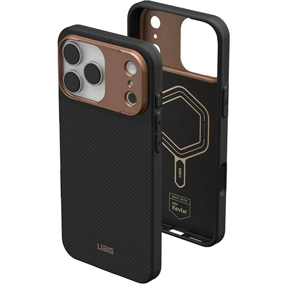MagSafe-deksel for Apple iPhone 17 Pro Max, Urban Armor Gear, Fibr Armr, Svart Bronse