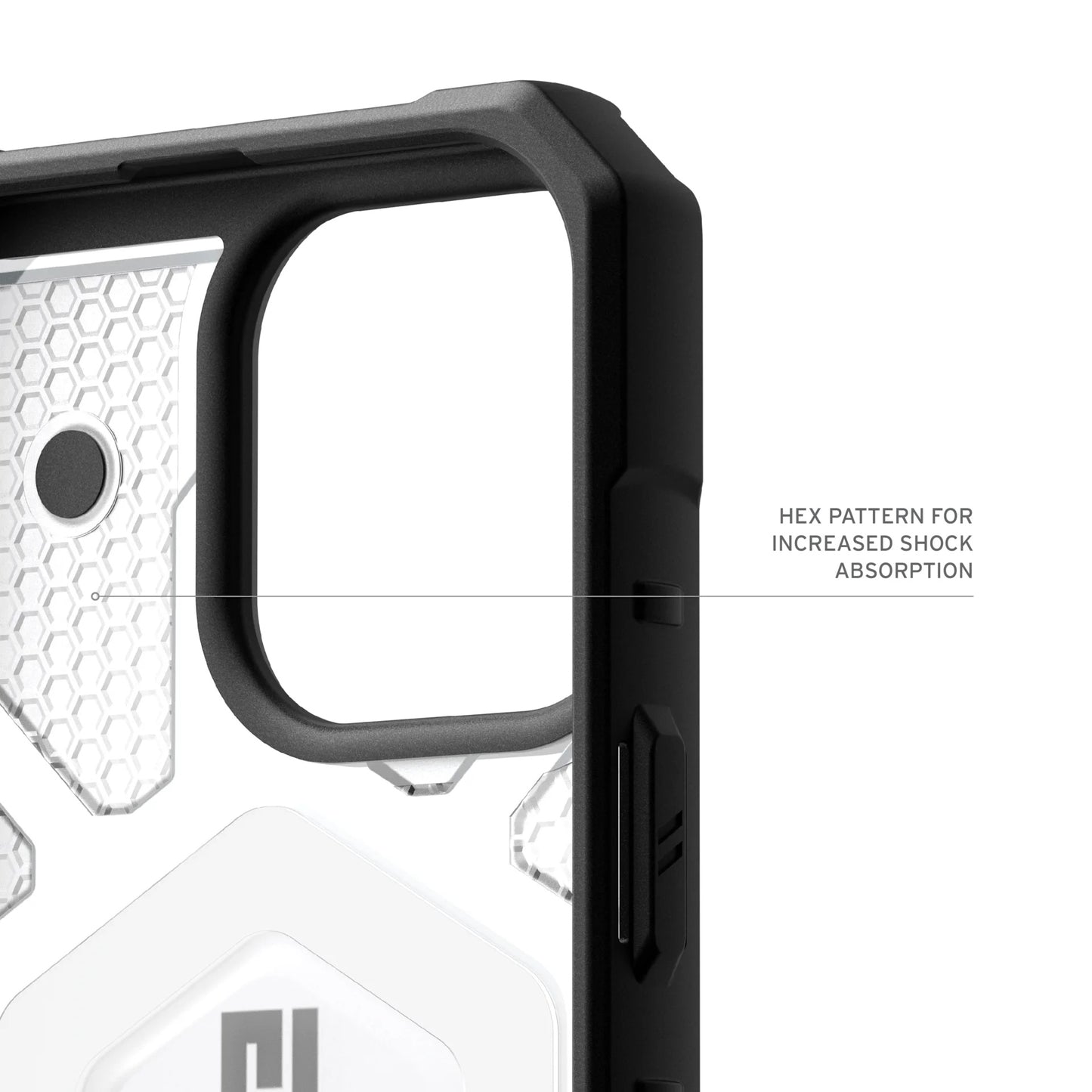 MagSafe-deksel for Apple iPhone 17 Pro Max, Urban Armor Gear, Pathfinder Clear, Gjennomsiktig