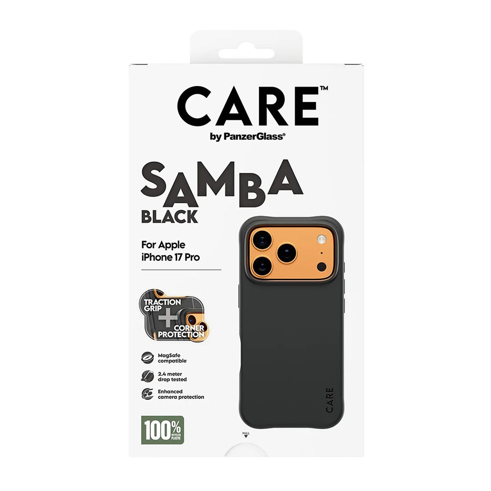 MagSafe-deksel for Apple iPhone 17 Pro, PanzerGlass, Care Fashionable, Svart