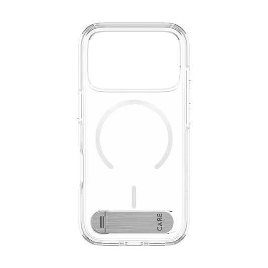 MagSafe-deksel for Apple iPhone 17 Pro, PanzerGlass, Care Feature Kickstand, Gjennomsiktig