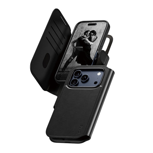 MagSafe-deksel for Apple iPhone 17 Pro, PanzerGlass, Care Feature Tango Two-in-One, Svart