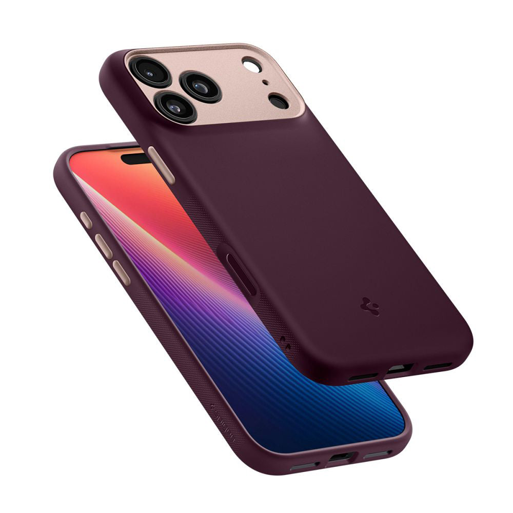 MagSafe deksel for Apple iPhone 17 Pro, Spigen, Caseology Nano Pop, Kirsebærrød ACS10327