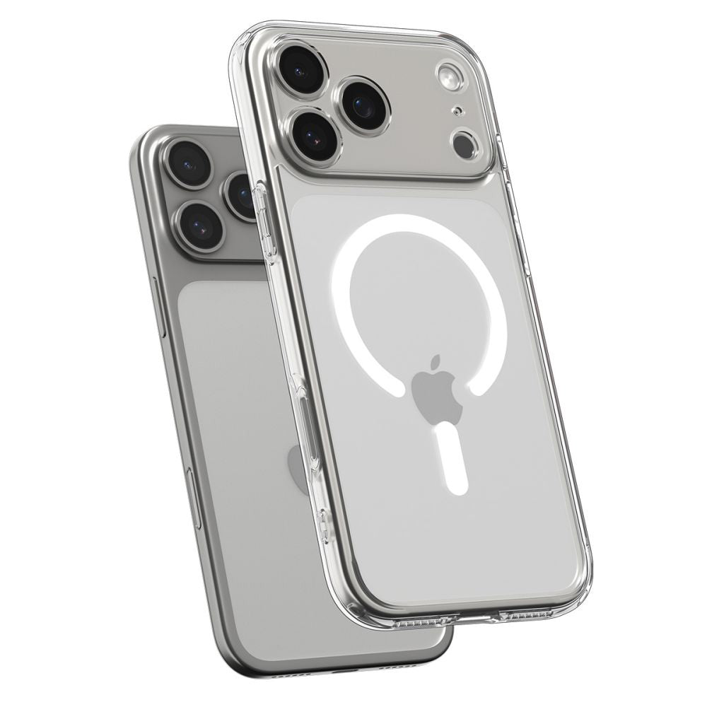 MagSafe-deksel for Apple iPhone 17 Pro, Spigen, Ultra Hybrid, Hvit ACS10346