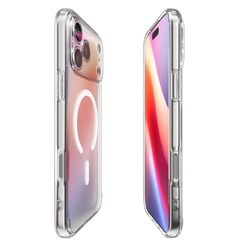 MagSafe-deksel for Apple iPhone 17 Pro, Spigen, Ultra Hybrid, Satinert Hvit ACS10350