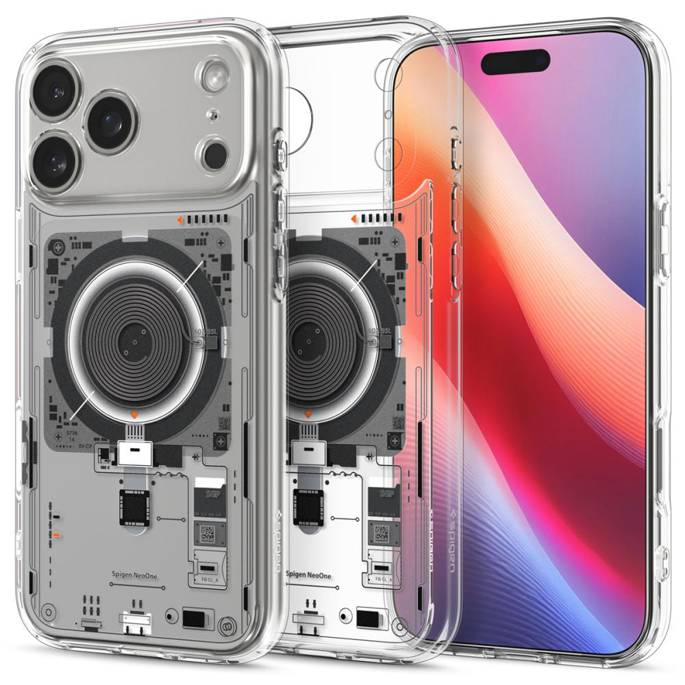 MagSafe-deksel for Apple iPhone 17 Pro, Spigen, Ultra Hybrid Neo One, Transparent ACS10354