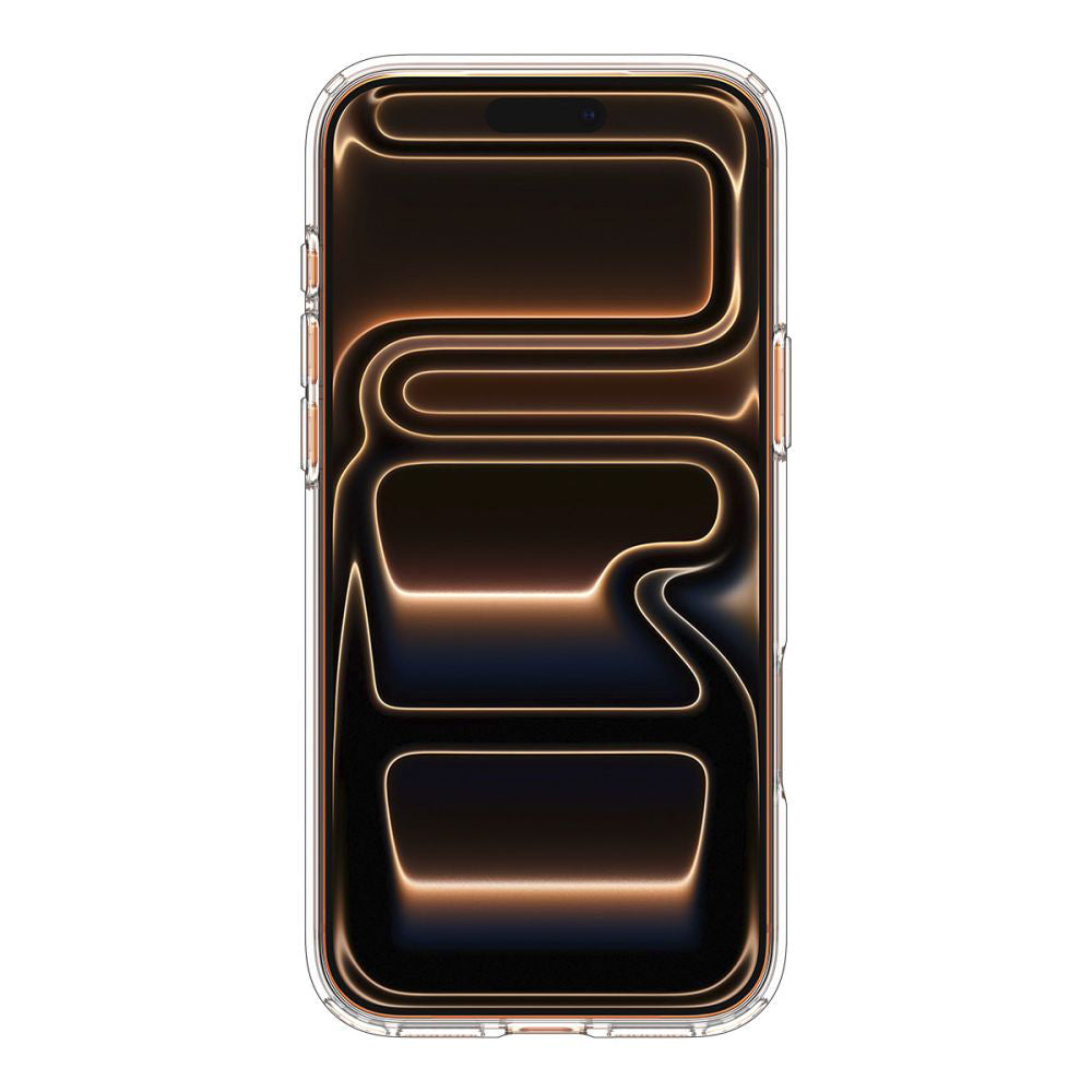 MagSafe-deksel for Apple iPhone 17 Pro, Spigen, Ultra Hybrid, Gjennomsiktig Oransje ACS11112