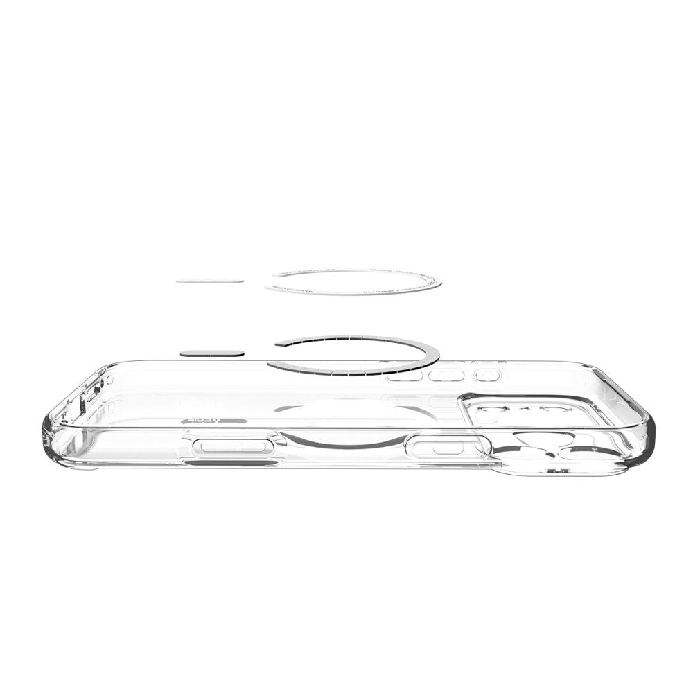 MagSafe-deksel for Apple iPhone 17 Pro, Spigen, Ultra Hybrid, Gjennomsiktig Oransje ACS11112