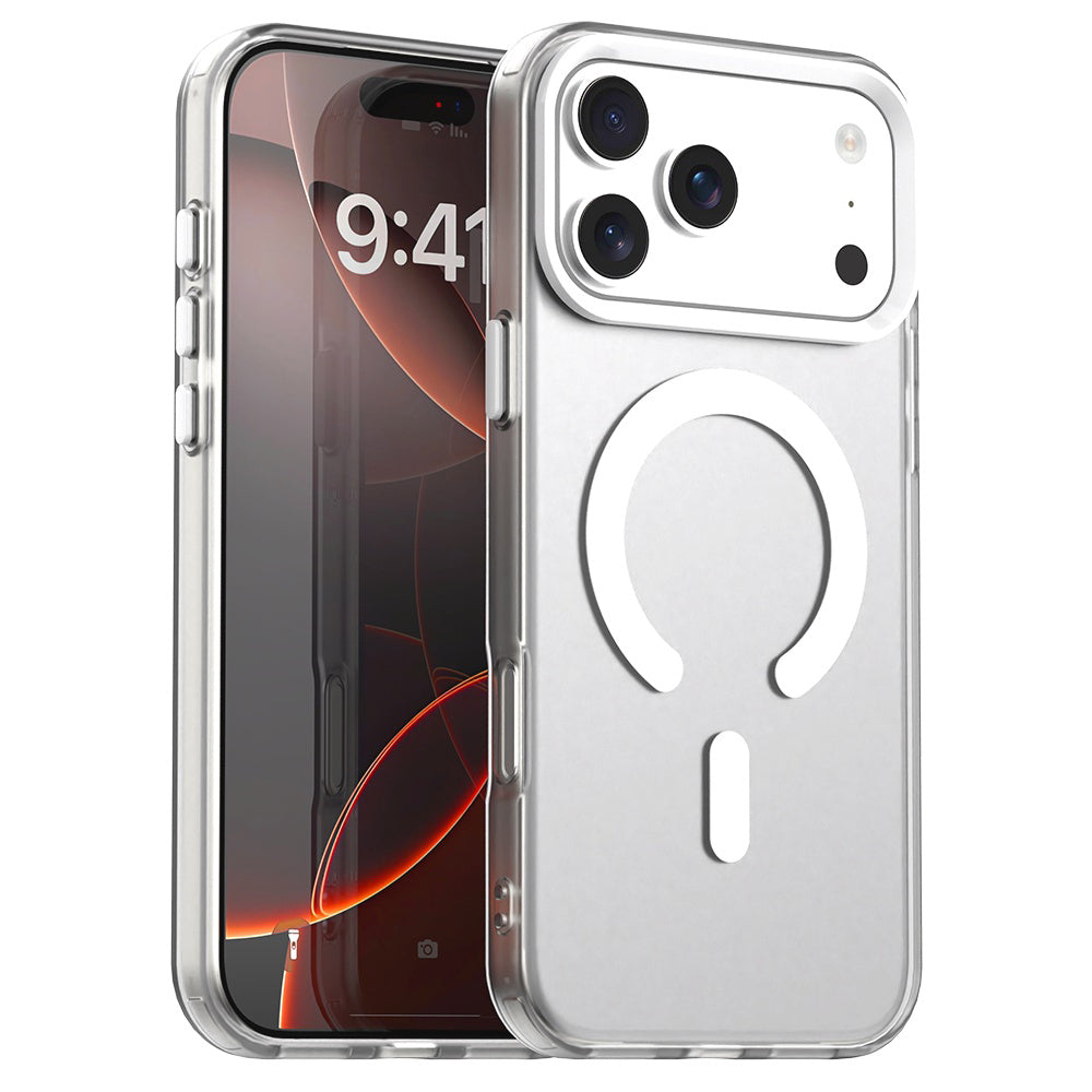 MagSafe deksel for Apple iPhone 17 Pro, Techsuit, CandyCase, Hvit