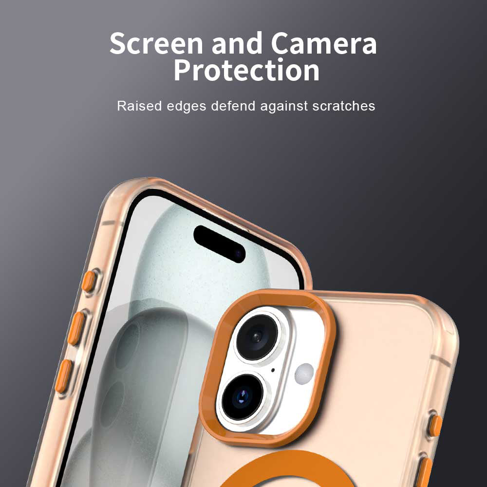 MagSafe-deksel for Apple iPhone 17 Pro, Techsuit, CandyCase, Oransje