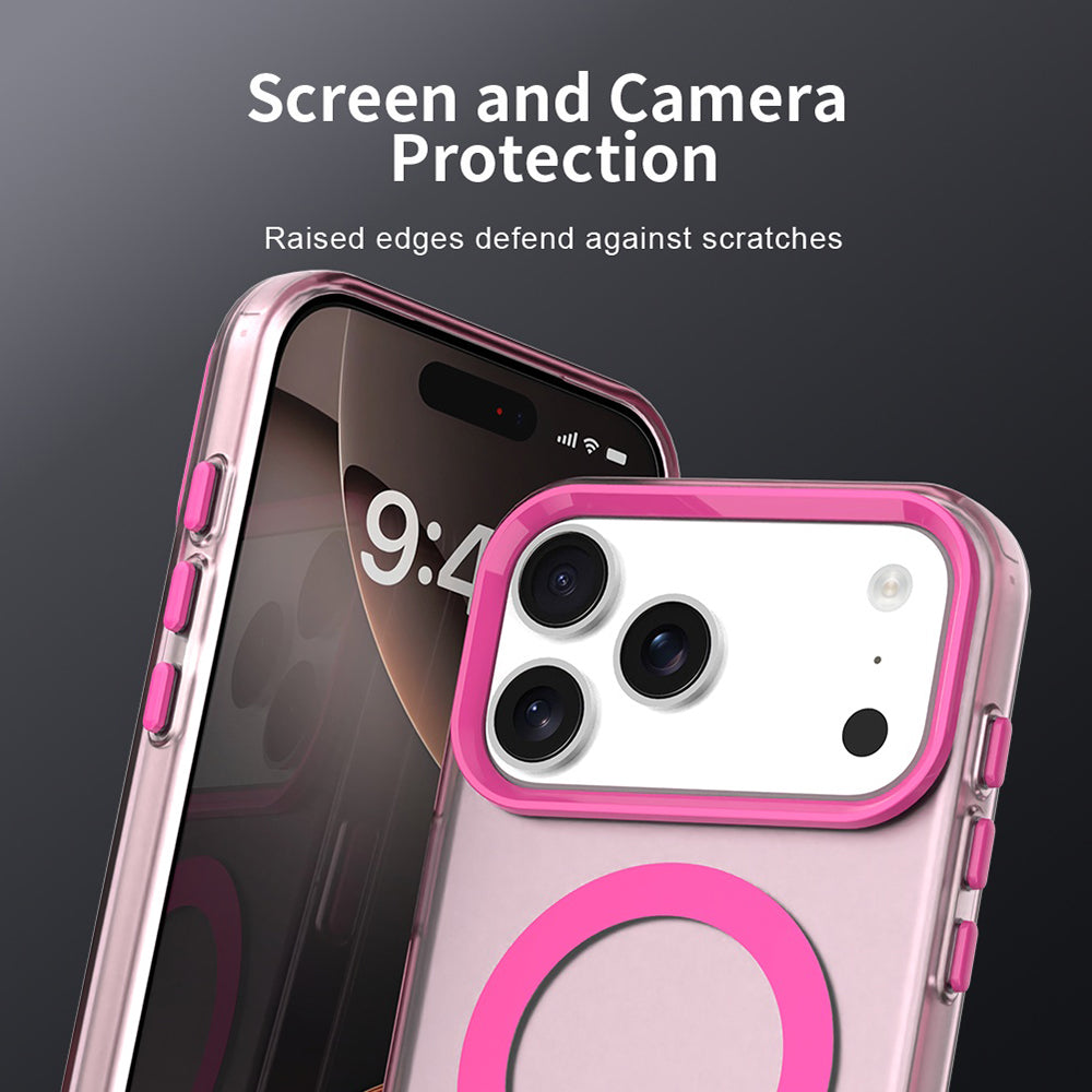 MagSafe-deksel for Apple iPhone 17 Pro, Techsuit, CandyCase, Rosa