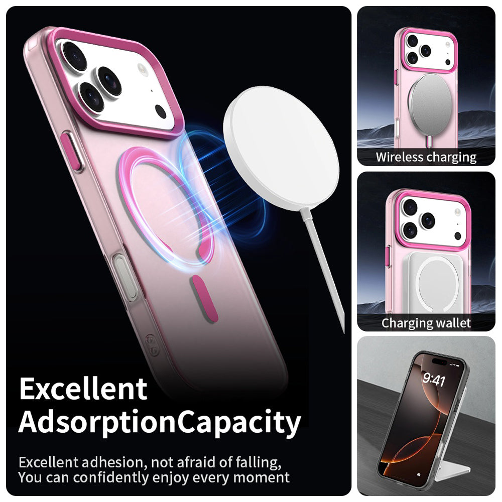 MagSafe-deksel for Apple iPhone 17 Pro, Techsuit, CandyCase, Rosa