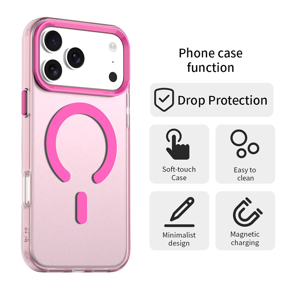 MagSafe-deksel for Apple iPhone 17 Pro, Techsuit, CandyCase, Rosa