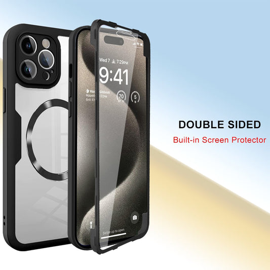 MagSafe-deksel for Apple iPhone 17 Pro, Techsuit, ColorVerse 360, Svart