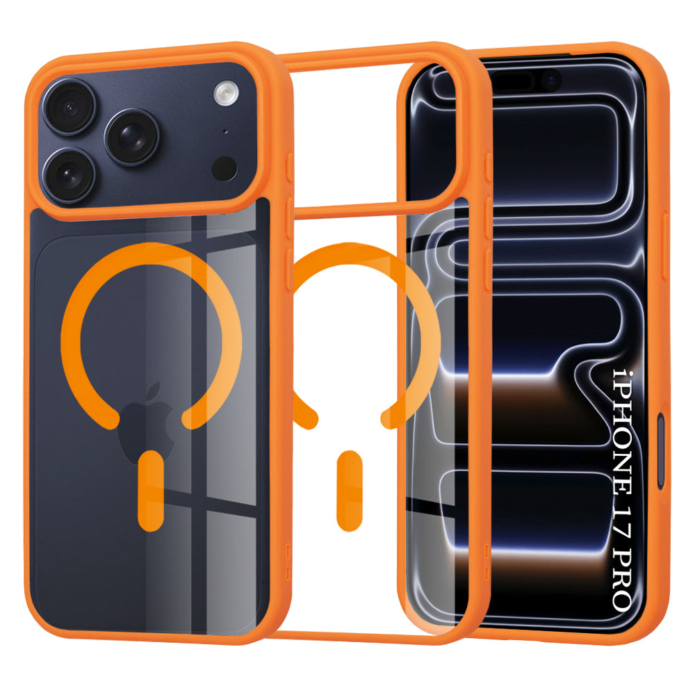 MagSafe-deksel for Apple iPhone 17 Pro, Techsuit, Pro, Oransje