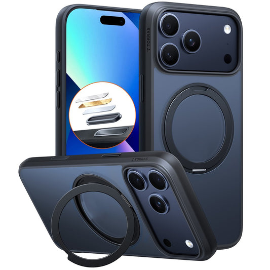 MagSafe-deksel for Apple iPhone 17 Pro, Torras, Ostand Pro, Svart