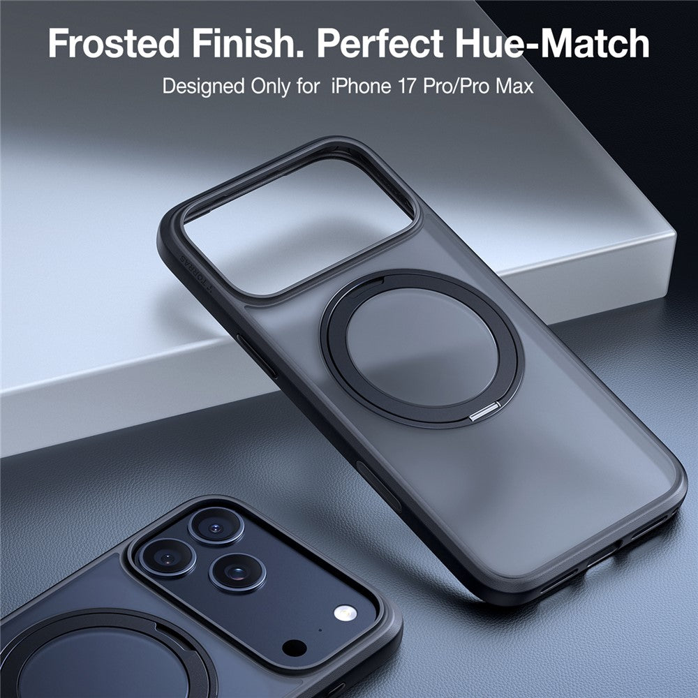 MagSafe-deksel for Apple iPhone 17 Pro, Torras, Ostand Pro, Svart