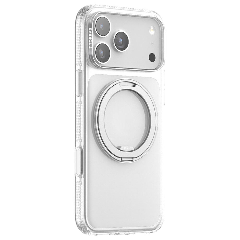 MagSafe-deksel for Apple iPhone 17 Pro, Torras, Ostand R Fitness, Gjennomsiktig