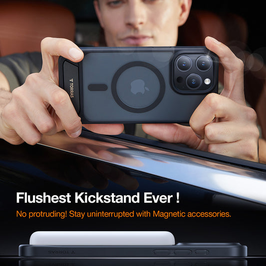 MagSafe-deksel for Apple iPhone 17 Pro, Torras, Pstand, Svart