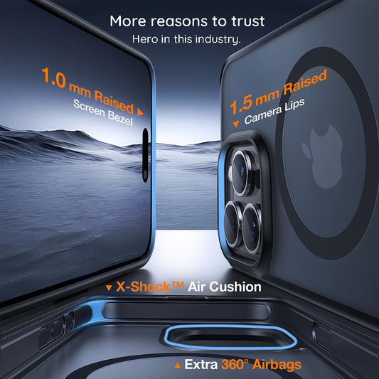 MagSafe-deksel for Apple iPhone 17 Pro, Torras, Pstand, Gjennomsiktig