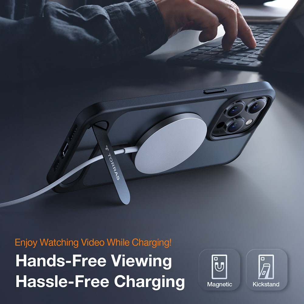 MagSafe-deksel for Apple iPhone 17 Pro, Torras, Pstand, Gjennomsiktig