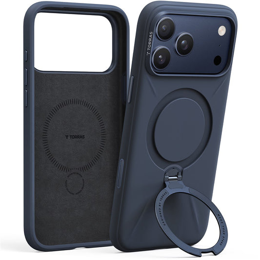 MagSafe-deksel for Apple iPhone 17 Pro, Torras, QPRO Silicone, Blå