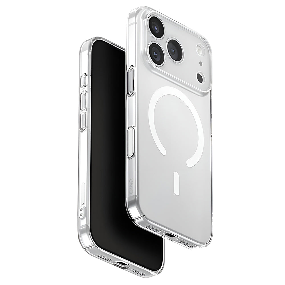 MagSafe-deksel for Apple iPhone 17 Pro, UNIQ, AirSuit MagClick, Gjennomsiktig