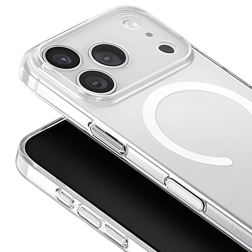 MagSafe-deksel for Apple iPhone 17 Pro, UNIQ, AirSuit MagClick, Gjennomsiktig