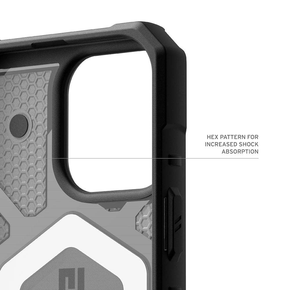MagSafe-deksel for Apple iPhone 17 Pro, Urban Armor Gear, Pathfinder Clear, Grå