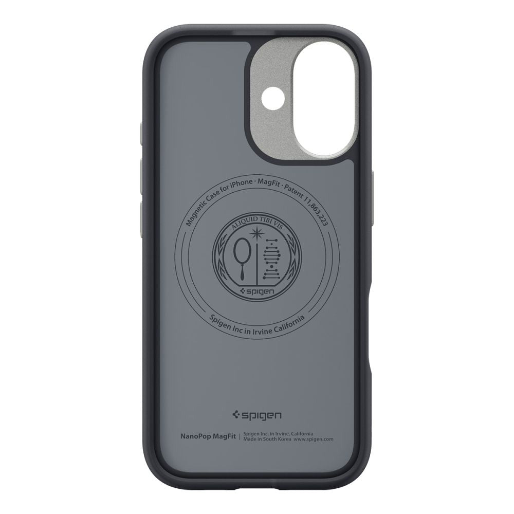 MagSafe deksel for Apple iPhone 17, Spigen, Caseology Nano Pop, Svart ACS10366