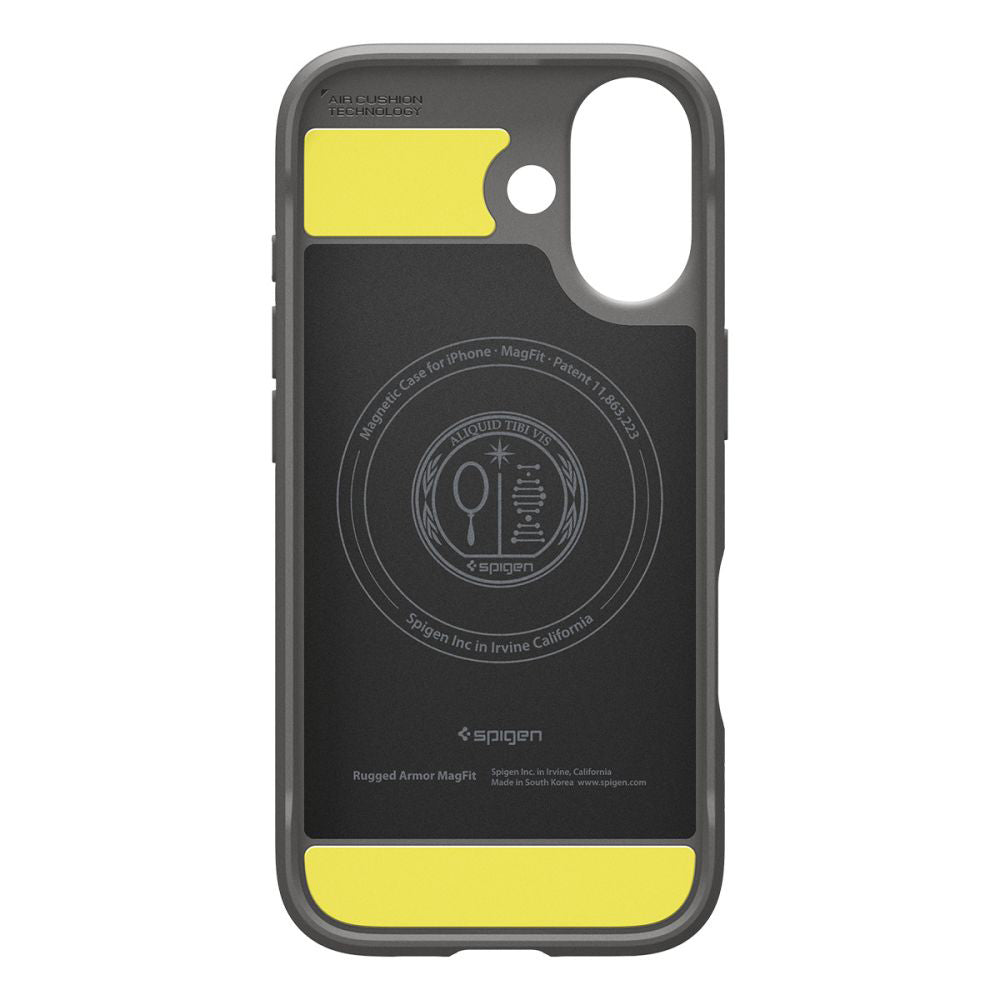 MagSafe-deksel for Apple iPhone 17, Spigen, Rugged Armor, Grå