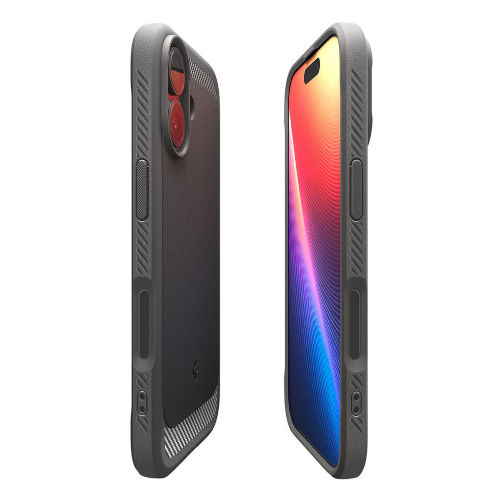 MagSafe-deksel for Apple iPhone 17, Spigen, Rugged Armor, Grå